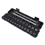 27PC Extra Long Flex Head Ratcheting Wrench Set 8-22MM 25 Sockets Steel Tools. Fixed Price $51.23.