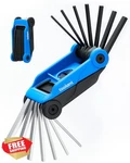 Kraftek 14PC Folding Allen Wrench Set Metric Sae Hex Key Tool Kit. Fixed Price $20.00.