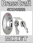 Mixet SKD0222 Shower Valve Trim Kit Chrome Brasscraft Oem New. Fixed Price $21.00.