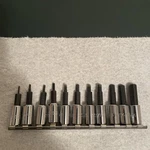 Proto J4770 11 Piece Sae Hex Bit Set 1/16" - 5/16" Made In Usa. Fixed Price $89.99.