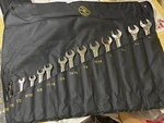 Klein Tools 68406 Combination Wrench Set 3/8"-1-1/4" Forged Alloy Steel 14-PIECE. Fixed Price $175.00.