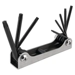 Performance Tool W1317 8-PIECE Star Key Pc Folding Bit Set Chrv, Black. Fixed Price $9.70.