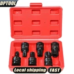 Impact 1/2" Drive Shallow Stubby Torx Star Male Bit Sockets T55 - T100 6PC Set. Fixed Price $22.61.