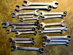 Wrenches 20 Pc Sae Metric Open Combination Lot Japan Crescent Husky Blackhawk. Fixed Price $34.99.