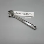 Snap-on Tools AD12B 12" -300MM Chrome Adjustable Wrench Spain. Fixed Price $74.99.