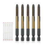 Jefe Hex 1/4-20 Unc Shank Taps For Metal Mro & Industrial Use Quick-chan. Fixed Price $82.44.