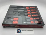 Snap-on Tools New SGDX80BO 8-PC Instinct Soft Grip Combo Screwdriver Set Orange. Fixed Price $185.00.
