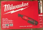 Milwaukee 2457-21 M12 3/8" Ratchet Kit Cordless New W/ Battery & Charger. Fixed Price $110.00.