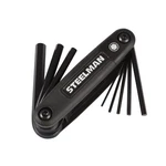 Steelman 8 Key Folding Hex Allen Wrench Set, Metric Mm 41930. Fixed Price $13.99.