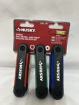 Husky 3 - Piece Sae, Metric,and Torx Folding Hex Key Set New. Fixed Price $14.00.