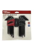 Hyper Tough Heavy-duty 26-PIECE Ball End Hex Key Set Sae And Mm. Fixed Price $12.99.