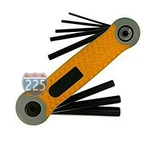 Premium Quality Steel Fold Up Hex 8 Pcs Keys Allen Wrench Hand Tool Set. Fixed Price $10.95.
