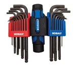 New Kobalt 23-PIECE Ball-end Hex Key Set Allen Wrenches Sae Metric Lifetime Guar. Fixed Price $32.25.