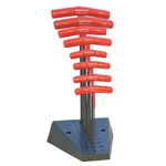Bondhus 13189 Set Of Balldriver & Hex T-handles W/stand, Sizes 2-10MM. Fixed Price $50.98.