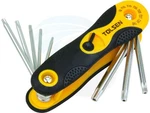 Tolsen 8PCS Folding Torx Star Hex Key Set T9 T10 T15 T20 T25 T27 T30 Yellow. Fixed Price $15.99.