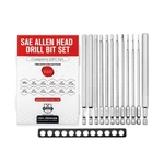 Baker And Bolt 12-PIECE 6" Long Hex Head Allen Wrench Drill Bit Set... Fast Ship. Fixed Price $35.99.