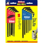 Eklind 13218 Piece Combination Sae And Metric Long Ball End Hex-l Key Set. Fixed Price $28.31.