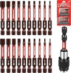 21-PIECE 2.5" Hex Head Allen Wrench Drill Set, 1/4" Screwdriver. Fixed Price $14.67.