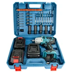 Max 800NM Electric Impact Wrench 1/2" Brushless High Toque Power Tool Set. Fixed Price $58.49.