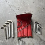 Snap-on Piece Sae Hex Wrench Set C-84B Roll Pouch Very Nice All Genuine. Fixed Price $55.00.