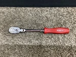 Snap On 1/4" Drive Hard Grip Handle Flex-head Ratchet (red) THLFD72. Fixed Price $139.95.