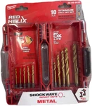48-89-4633 Shockwave Titanium Red Helix Drill Bit Set (10-PIECE). Fixed Price $42.94.