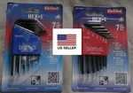 (1) Metric Mm Sae Inch Hex-l Set 14 Allen Keys (7+7) Eklind 10507 10107. Fixed Price $15.93.