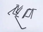 249596 New-no Box; Eklind 18212 LOT-10; Ball End Hex Keys; Size: 3/16". Fixed Price $18.65.