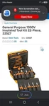 Klein Tools 1000V Insulated Kit 22-PIECE Model 33527 Hard Case. Fixed Price $600.00.