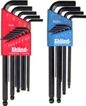 Eklind 22PC Ball Driver Key Set #13222 Metric And Fractional Sae. Fixed Price $21.95.