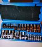 32-PIECE Allen Hex Bit Socket Set Sae & Metric, S2 Steel Quality. Fixed Price $35.00.