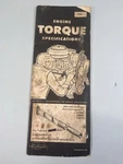 Sturtevant Co Tool Guide Engine Torque Specifications 1956 Book Wrench Vtg 50S. Fixed Price $6.99.
