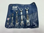 Sk Tools Usa 381 Sae 1/4-13/16 5PC Flare Nut Line Wrench Set, Point, Nos. Fixed Price $119.99.