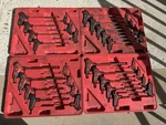 Mac Tools 4 T-handle Hex & Torx Key Sets. Fixed Price $350.00.