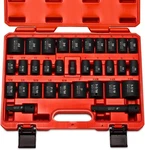 Neiko 02447A 1/2" Drive Impact Socket Set 32PC Sae Metric Shallow Cr-v. Fixed Price $123.99.