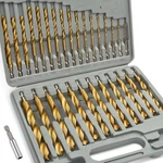 Comoware Titanium Impact Drill Bit Set - 30 Pcs Hex Shank Hss, Quick Change. Fixed Price $44.30.