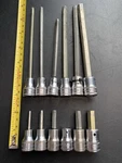 Snap Metric Long/standard Hex Allen Socket Set Faml 3/8 Drive 4-8,10. Fixed Price $140.00.