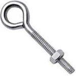 New Stanley 221283 Box (10) 3/8" 6" Zinc Plated Heavy Duty Eye Bolts 6790042. Fixed Price $9.49.