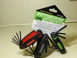 3 Pc. Metric Handy Hex Keys Set Of Three Wrench Folding Star Bit. Fixed Price $18.99.