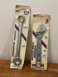 Great Neck Adjustable Crescent Wrench AW8C & 3/4 Combination C07C. Fixed Price $10.00.