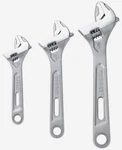 Kobalt 55748 3-PIECE Chrome Vanadium Steel Adjustable Wrench Set. Fixed Price $34.95.