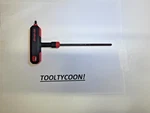 Snap-on Tools New 5/32" Sae T-shaped L-shaped Combination Hex Wrench AWSG10A. Fixed Price $39.99.