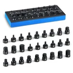 Toolant 3/8"DRIVE Impact Bit Socket Set 27PCS,HEX Drive, Sae/metric, 5/32.... Fixed Price $72.27.