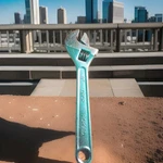 Drop Forged 8 Inch Adjustable Crescent Wrench. Fixed Price $12.99.