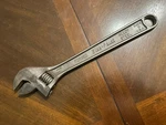 Blue Point 12 Adjustable Wrench, Well Used, Works Great!. Fixed Price $21.99.