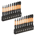 Toolant Impact Hex Head Allen Wrench Drill Bit Set 20PCS (metric&sae) 1/4. Fixed Price $16.58.
