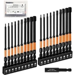 Impact Long Hex Head Allen Wrench Drill Bit Set 20PCS(METRIC & Sae), 1/4. Fixed Price $39.98.