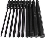 Hex Head Allen Wrench Drill Bit Set (10PC Metric), Ptslkhn, Upgraded 1/4". Fixed Price $16.99.