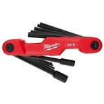 Milwaukee 48-22-2180 11-KEY Electrician's Folding Hex Set Sae Black Oxide. Fixed Price $31.80.