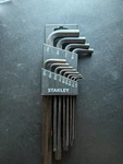 Stanley 13 Pc. Standard Arm Hex Key Set - Molded Plastic Holder. Fixed Price $12.98.